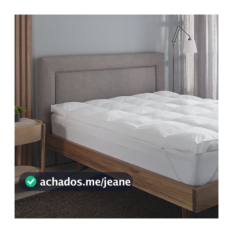 Pillow Top Queen Buddemeyer Vision Fill Branco Queen
