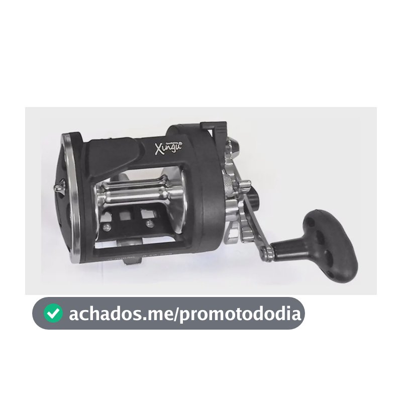 Carretilha Xingu Amazon X Direita Preto Freio Magnético 15kg 3.8:1 CX20