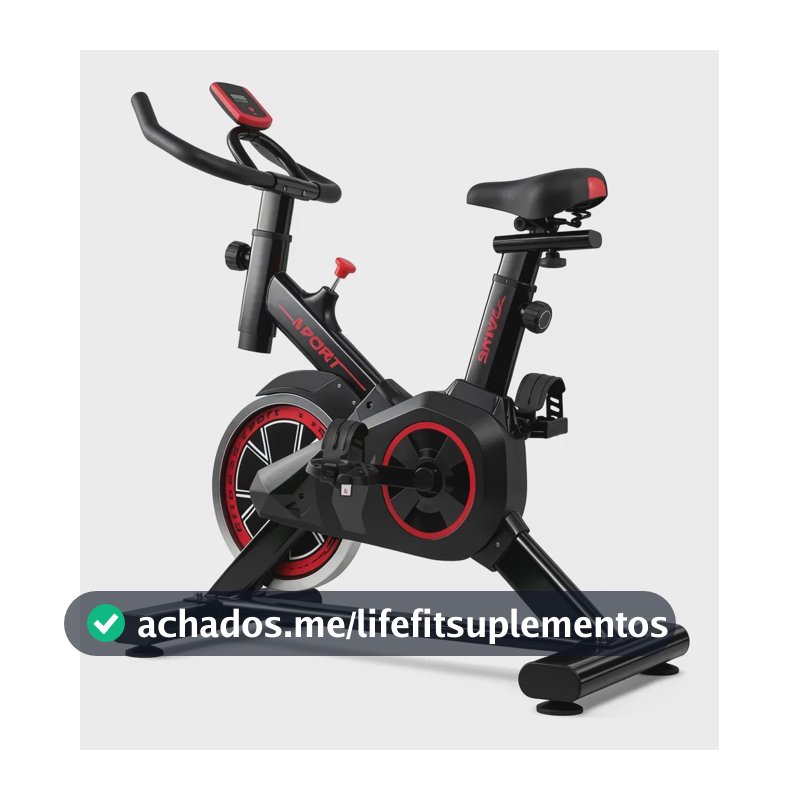 Bicicleta Ergométrica Spinning Bike Ergométrica It's X11 Bicicleta Ergométrica Preto/vermelho