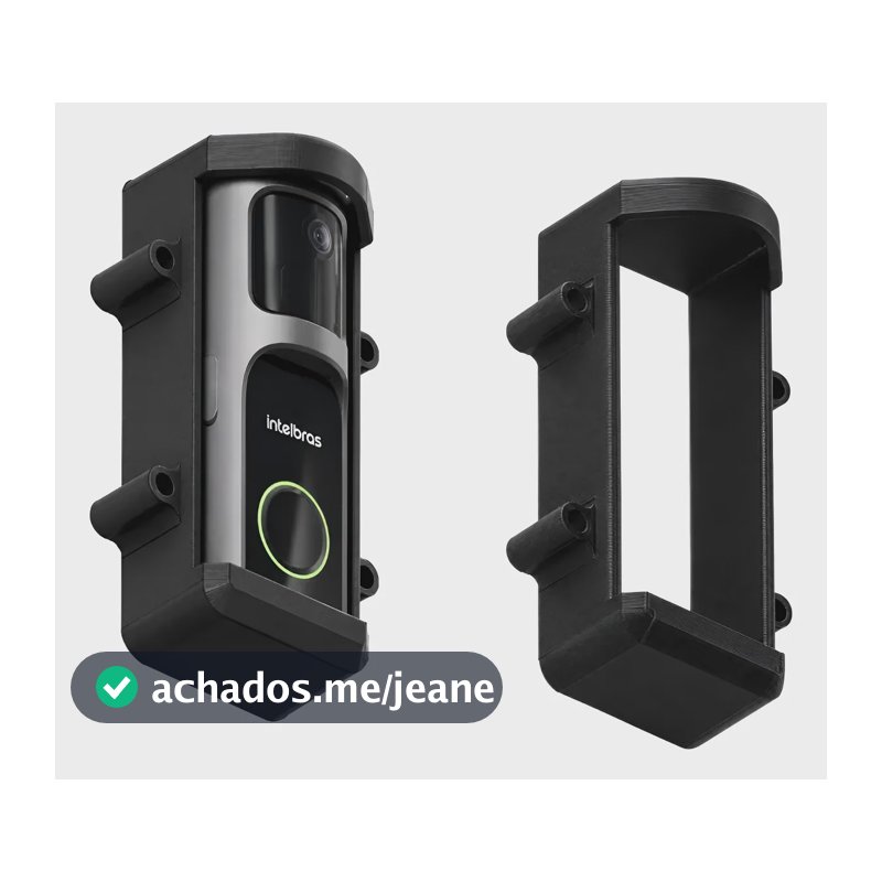 Case Protetor Antivandalismo P/ Porteiro Mvw 2000 Intelbras Preto 127/220v