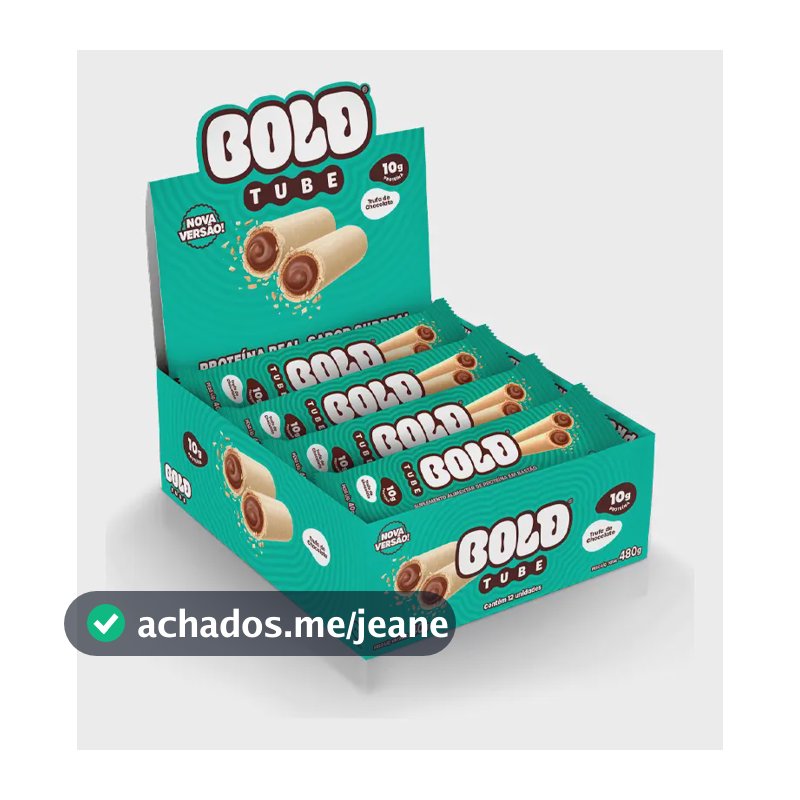 Chocolate Proteíco BOLD Tube Bold Snacks trufa de chocolate com sem agregado caixa