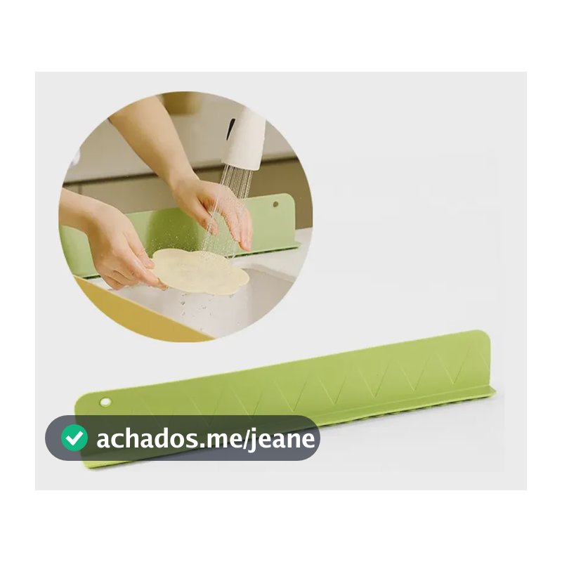 Material De Silicone Pia Respingo Guarda Lavatório Cozinha Verde&1pcs