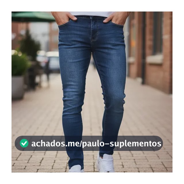 Calça Jeans Masculina Original Elastano Lycra