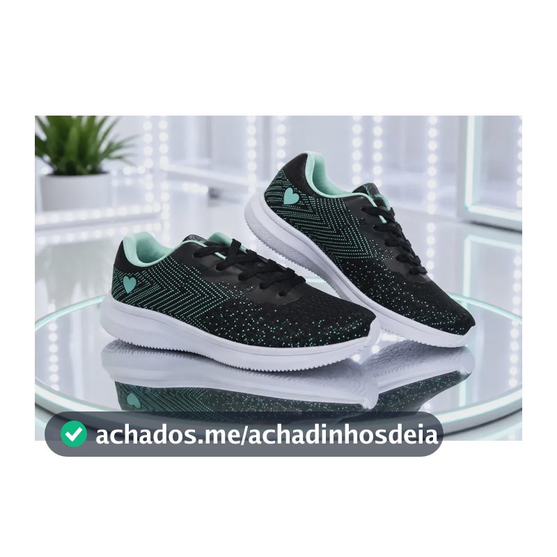 Tênis Feminino Esportivo Academia Corrida Esporte Multicolorido Liso 38,0 Br