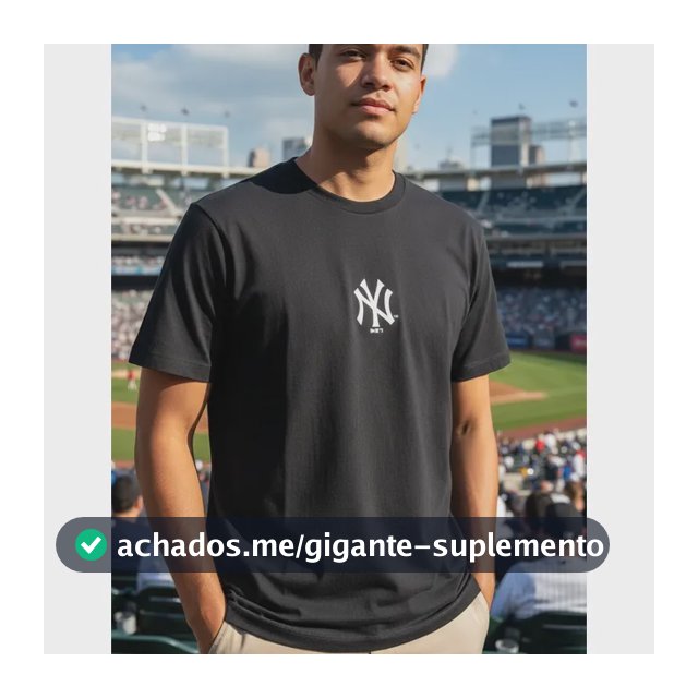 Camiseta New Era New York Yankees Preto