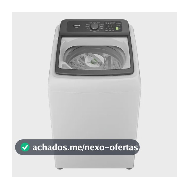 Máquina de Lavar Consul 14Kg Branca com Modo Eco - CWN14AB