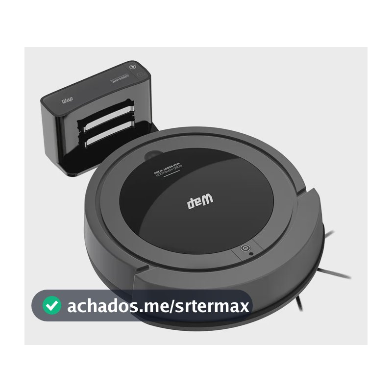 WAP Robô W200 Aspirador Robô 3 em 1 Varre Aspira Passa Pano Bivolt