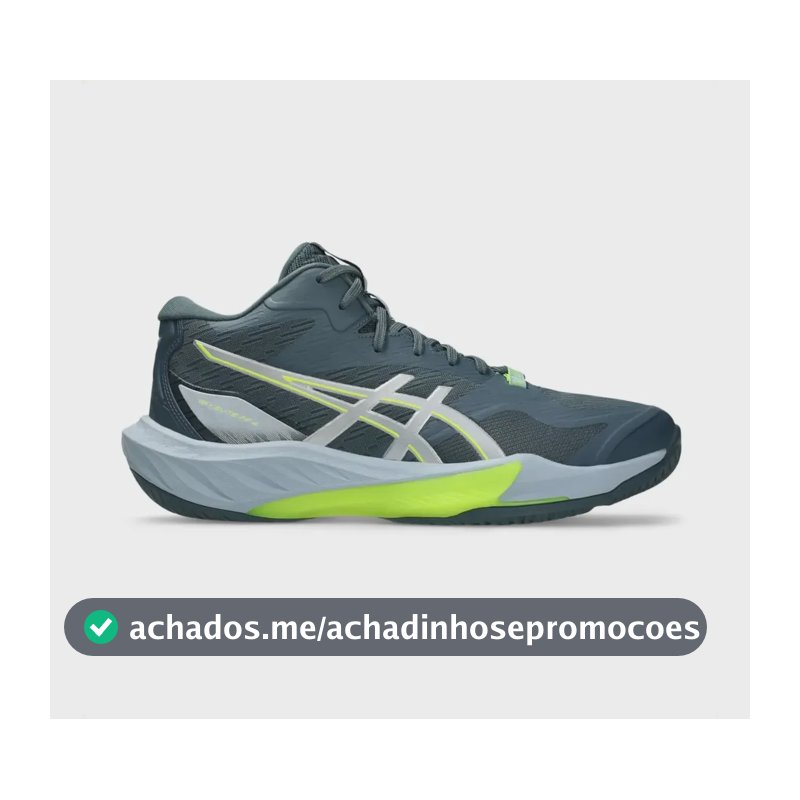 Tênis Asics Sky Elite Ff Mt 4 Masculino Cinza E Verde Indoor Cinza E Verde 40 Br