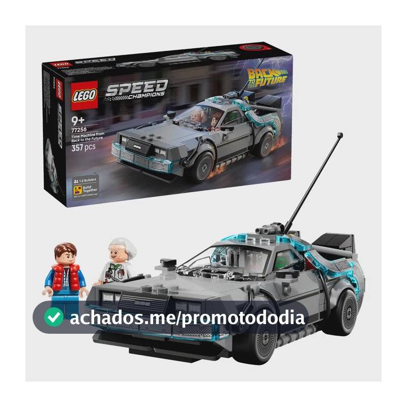 Lego 77256 Máquina Do Tempo De Volta Para O Futuro 357 Pcs