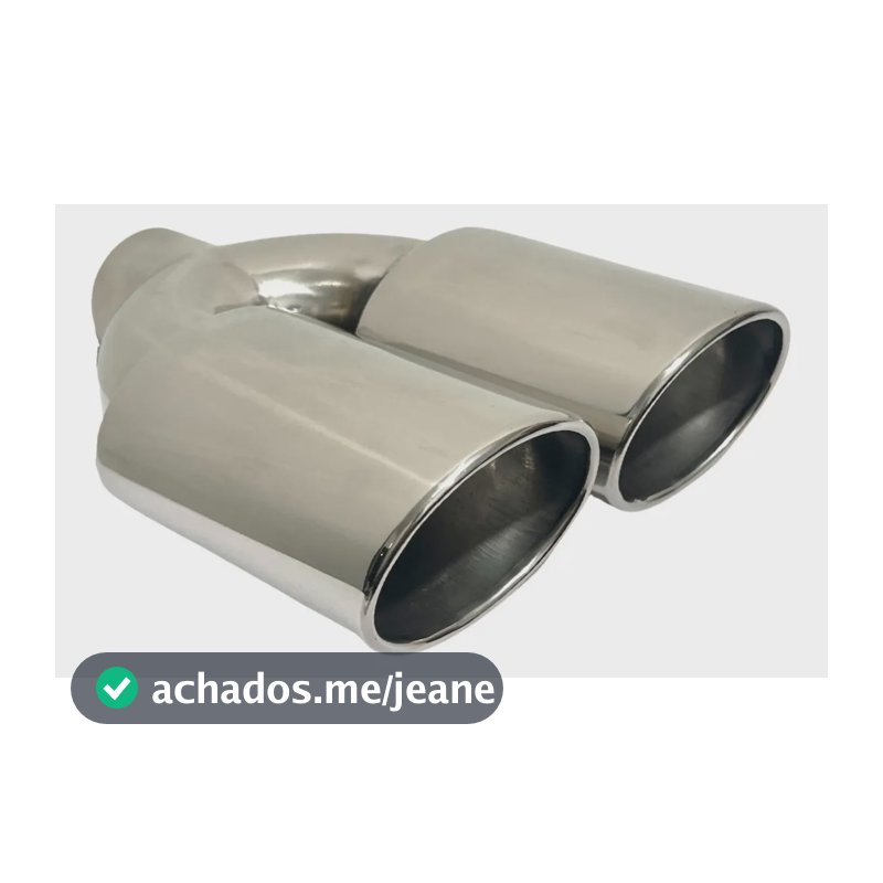 Ponteira Esportiva Dupla 3,5 Pol Inox 304 - Polo Tsi / Gts