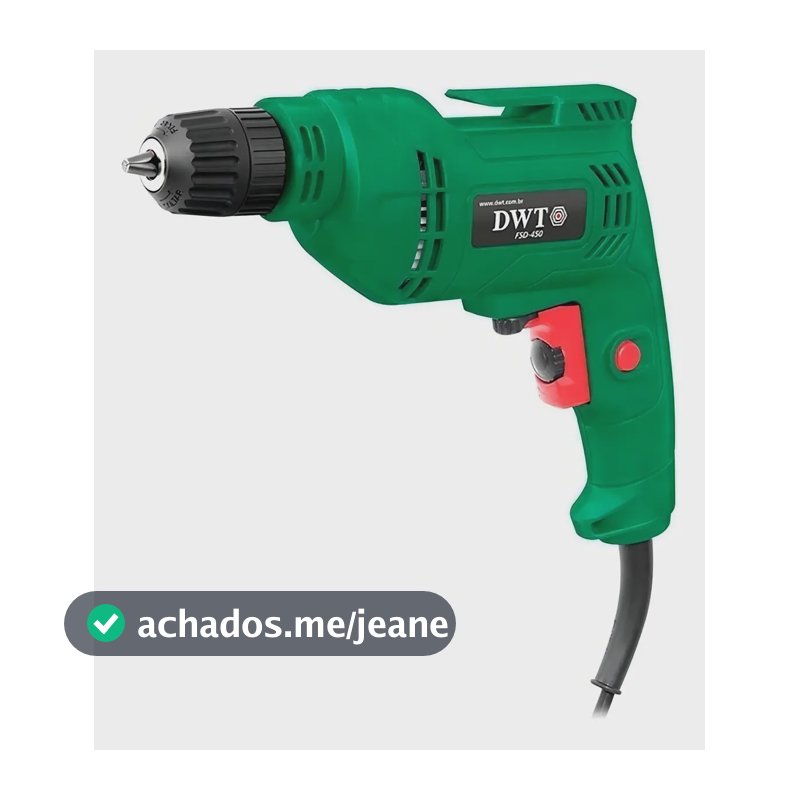 FURADEIRA REVERSÍVEL 450W 2800RPM 3/8"-10MM FSD-450 DWT