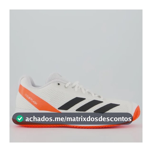 Tênis adidas Courtflash Speed 2 Branco E Laranja Branco - 41 Br
