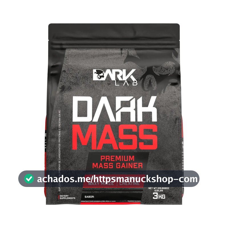 Suplemento em pó Dark Lab Carboidratos Dark Mass 3kg sabor Baunilha x 3kg
