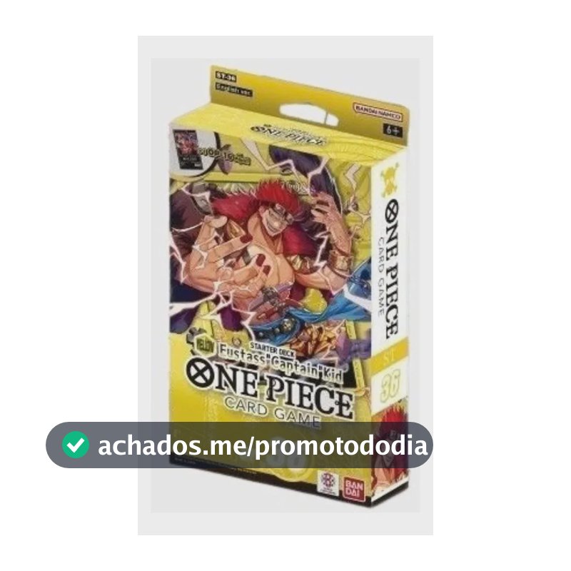Cartas One Piece Tcg Starter Deck Eustass Captain Kid St-36 Cartas One Piece Tcg Starter Deck Eustass Captain Kid [st-36] Inglês