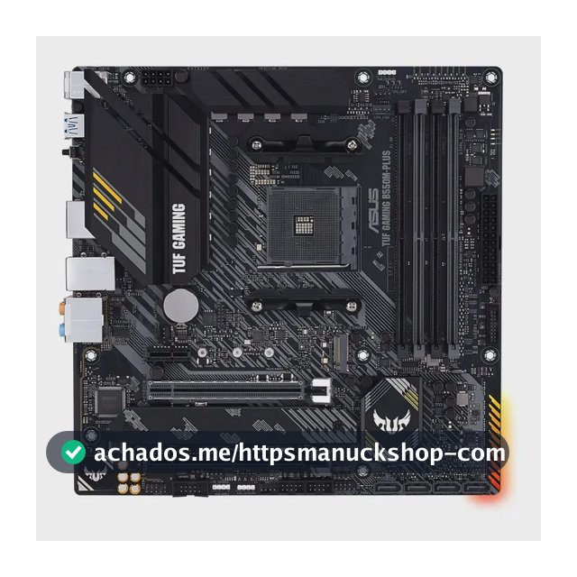 Placa-mãe Asus P/amd Am4 B550m-plus Tuf Gaming 4xddr4 Matx P Preto