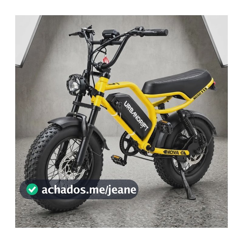 Bicicleta Elétrica  Para Adultos Amarelo-16 16