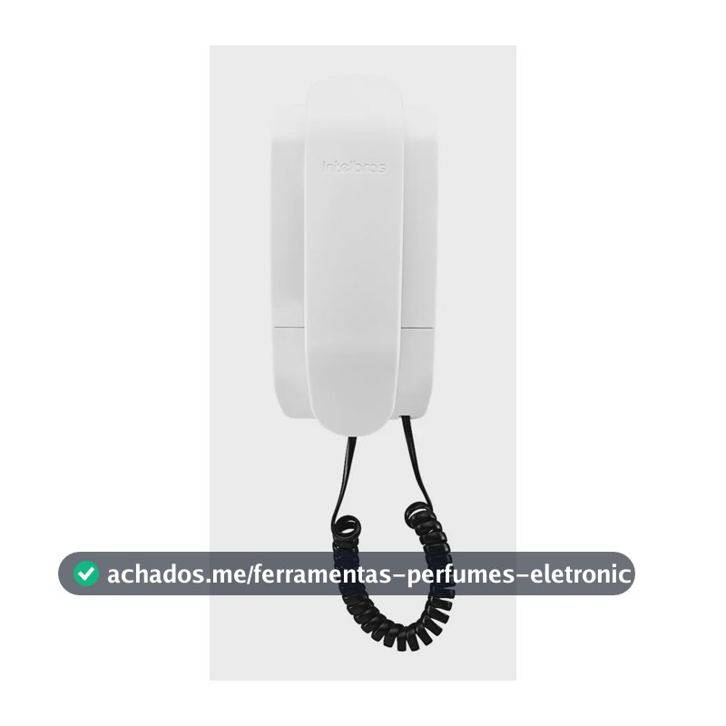 Extensão De Áudio Intelbras 1010 Ea Para Vídeo Porteiro Cor Branco