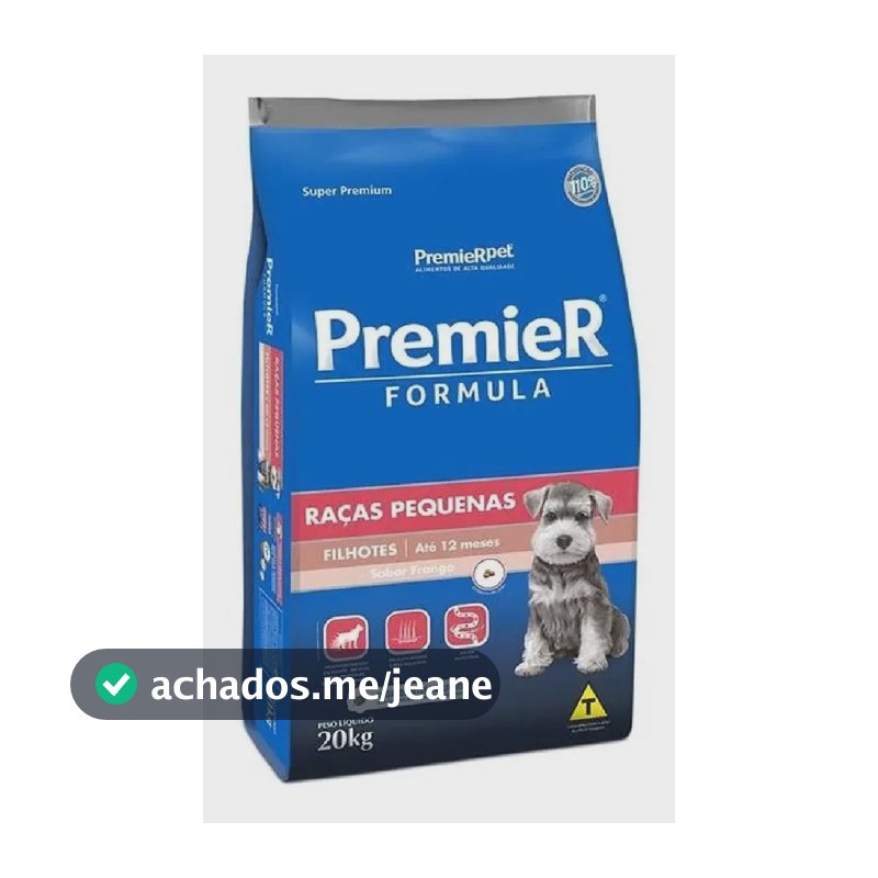 PremieRpet Premier Super Premium Formula Cão Filhote Seca 20KG