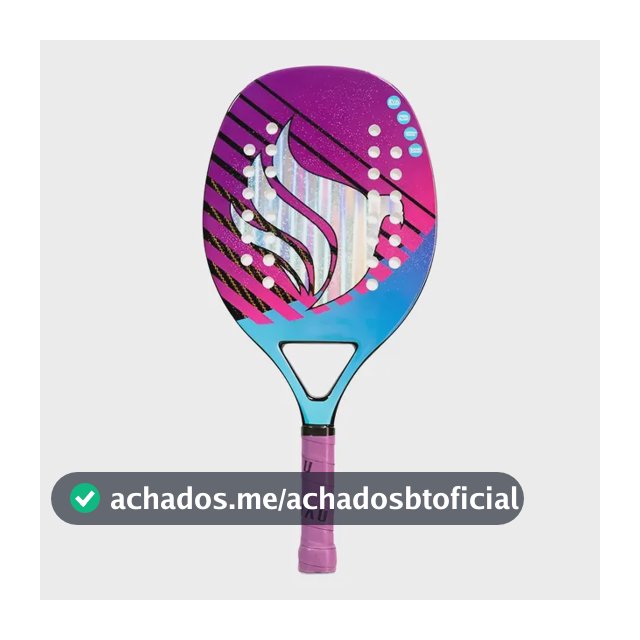 Raquete De Beach Tennis Pichau Midnight Miami, Face F/vidro