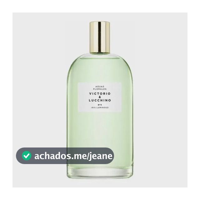 Perfume feminino Águas Florales Nº3 Iris Luminoso Eau de Toilette 150 ml Victorio & Lucchino