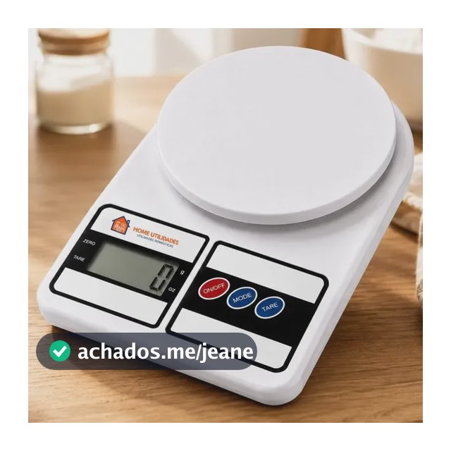 Balança Digital Para Cozinha Home Utilidades 10 kg Com Sensibilidade de 1 g