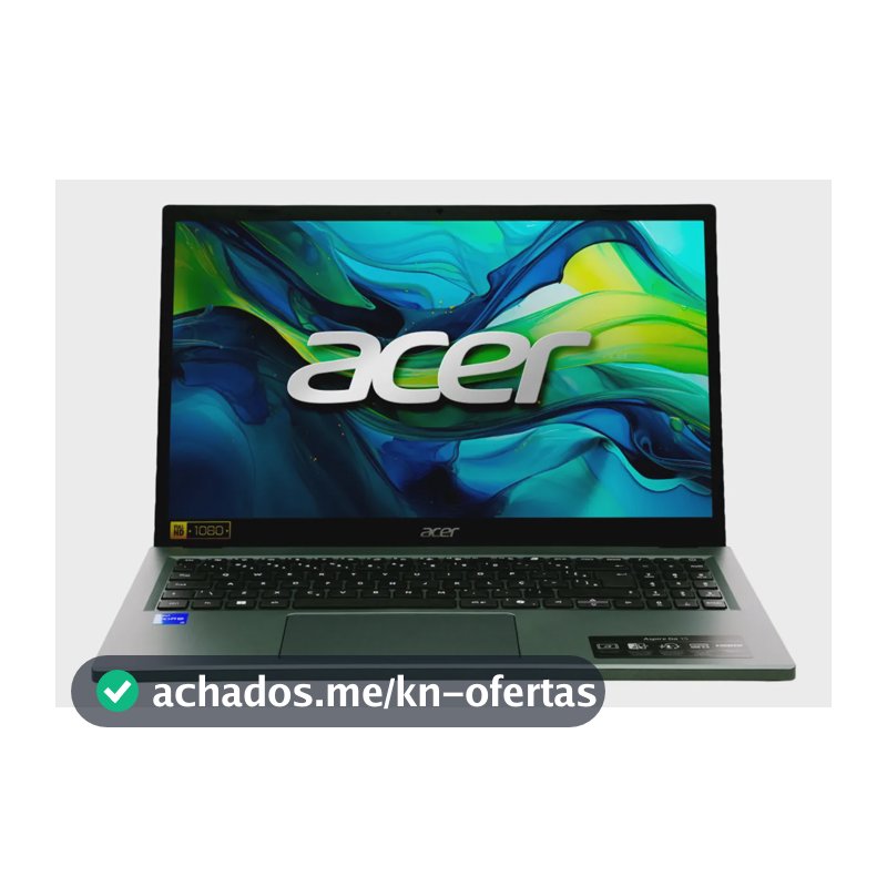 Notebook 15.6" Acer Aspire Go 15 Intel Core i7 13ª Geração 16GB RAM DDR5 512GB SSD Tela Full HD Teclado Numérico Autonomia de 8h Wi-Fi 6 Sistema Operacional Linux