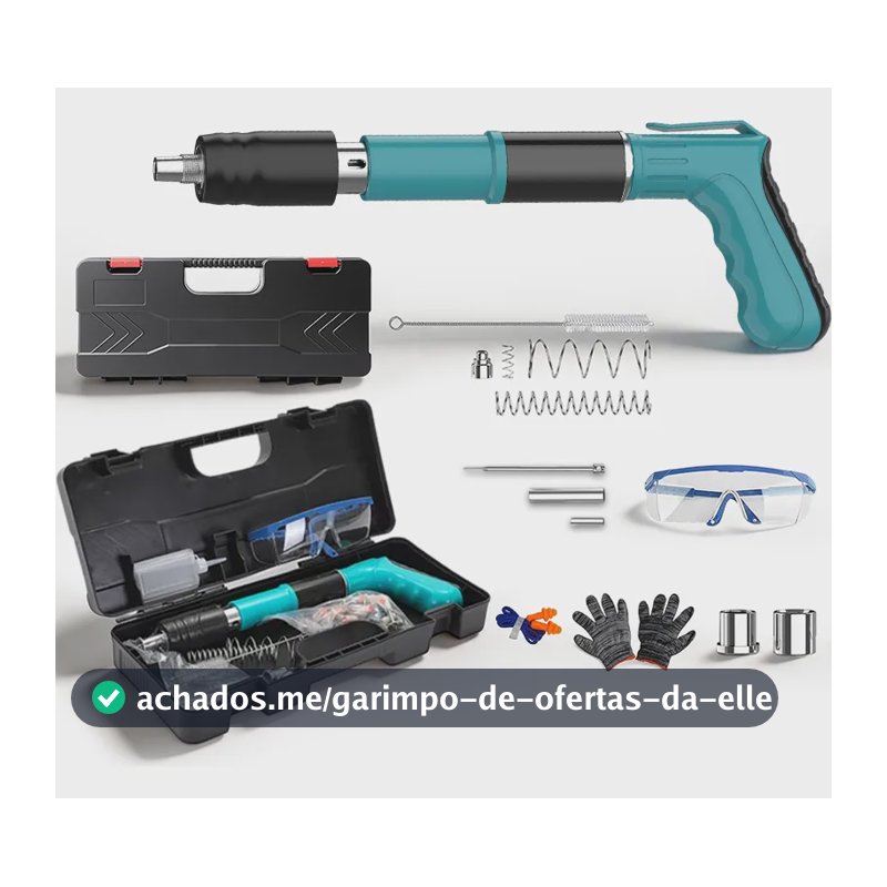 Pistola Manual De Fixação Com Maleta Para Concreto