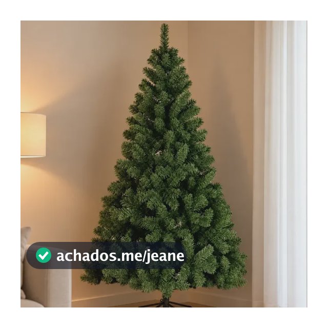Árvore De Natal Grande 1,80m C/ 320 Galhos Pinheirinho Noel Verde