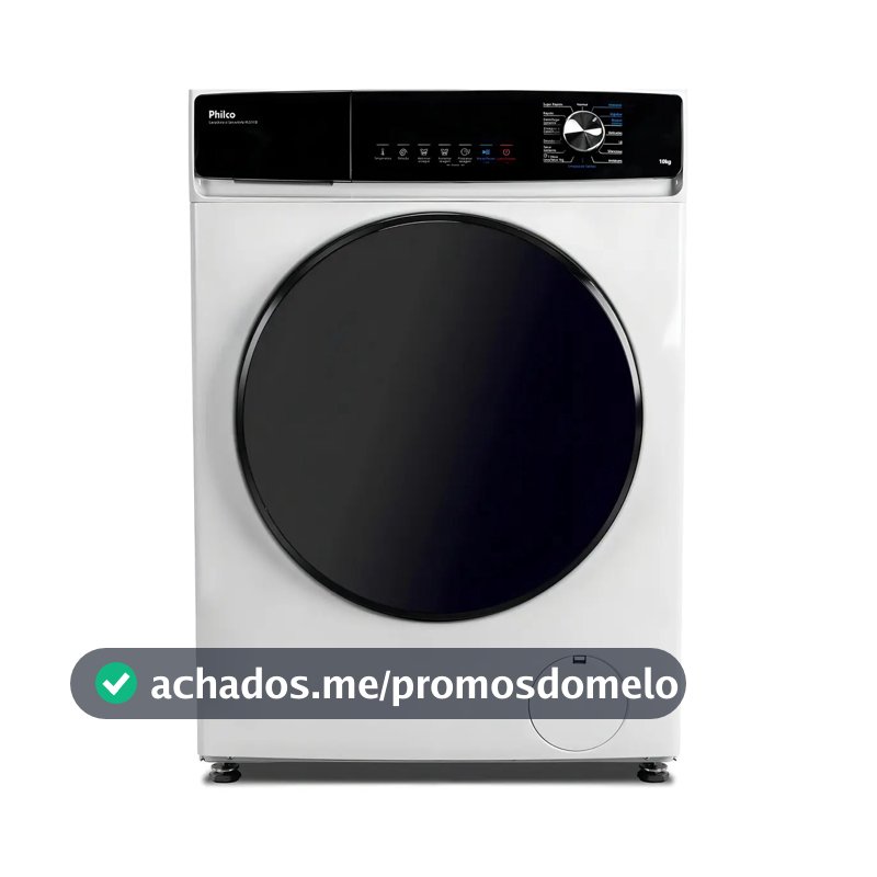 Lava E Seca Philco Smart Invertplus Lavagem 10kg Branco
