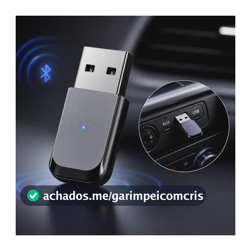 Adaptador Receptor Bluetooth Usb Carro Musica Chamada S/fio B Basto