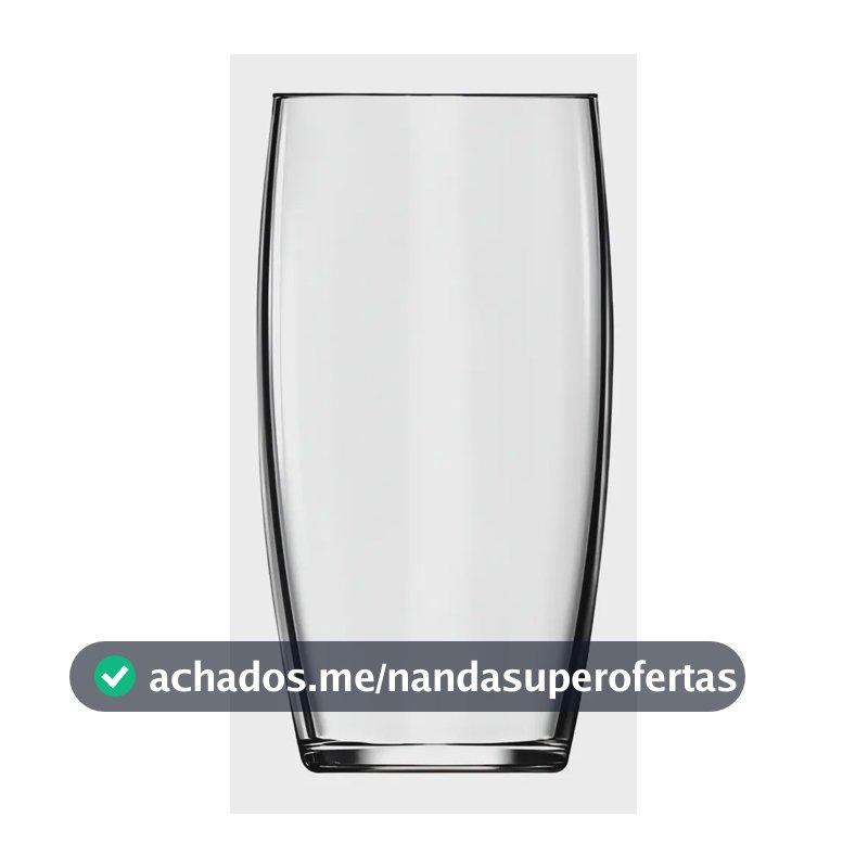 Kit 24 Copos Long Drink Vidro 300ml FMsp Oca Nadir Figueiredo