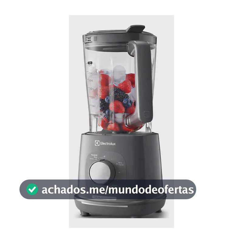Liquidificador Electrolux Efficient Ebl1000 Triforce 2.7l 5 Velocidades Cinza