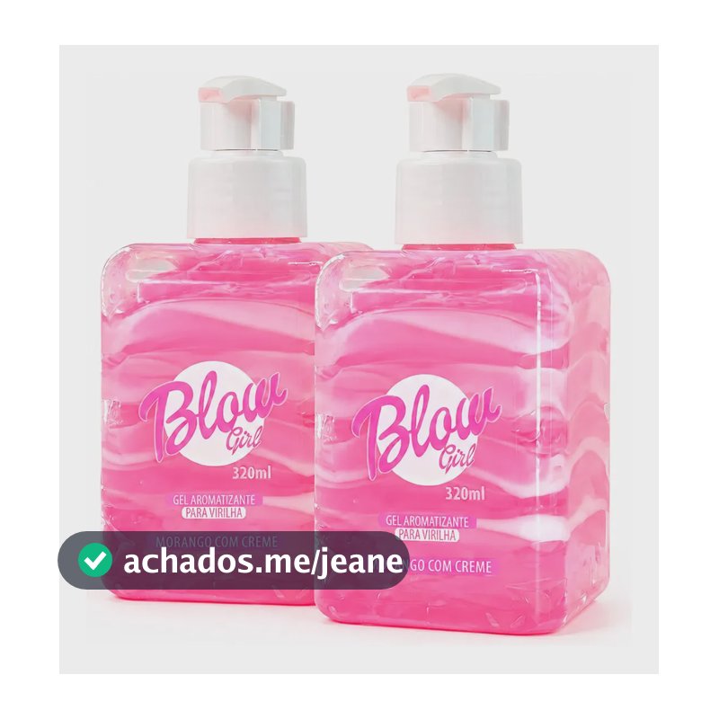 Kit 2 Hidratante Gel Corporal Feminino Uso Diário Blow Girl