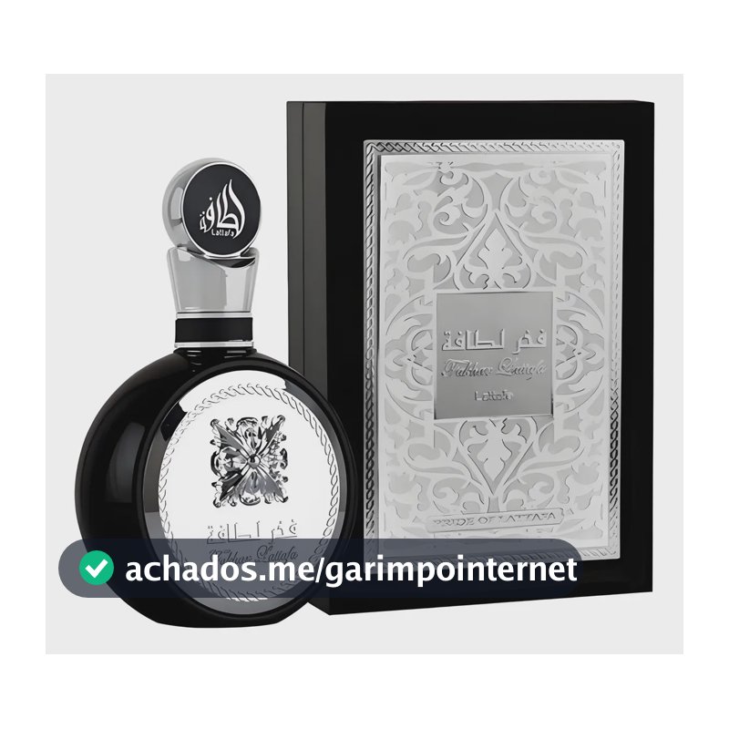 Perfume Lattafa Fakhar Black Masculino Eau de Parfum de 100ml
