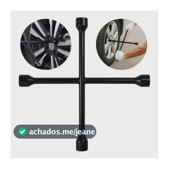 Chave De Roda Cruz 17-19-21-23mm Aço Profissional Universal