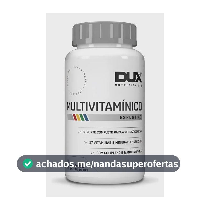 Multivitamínico - Pote 90 Cápsulas - Dux Nutrition Sem Sabor
