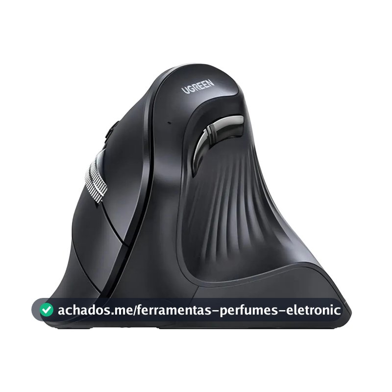 Mouse Vertical Ergonômico (bluetooth+wireless) Ugreen 25444 Preto