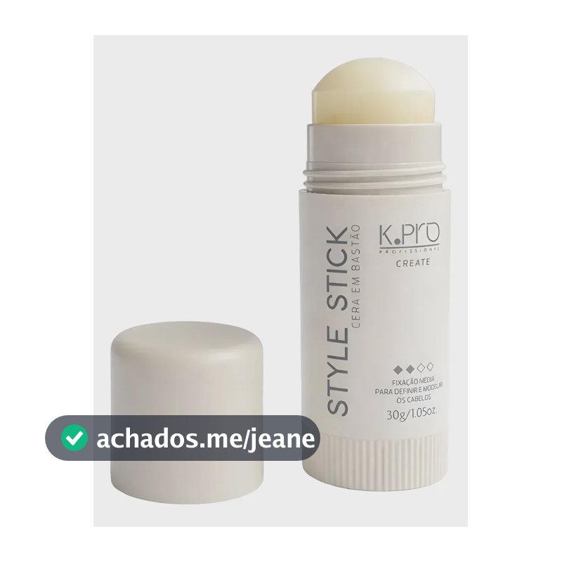 Kpro Cera Bastão 30g Fixação Style Stick Finalizador Modelad