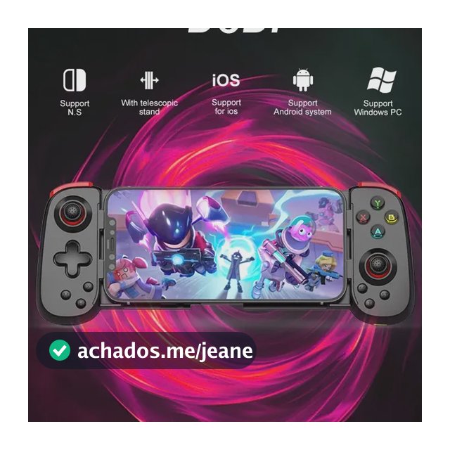 Controle Gamer Sem Fio Fonkiidokii D6dp Celular Preto