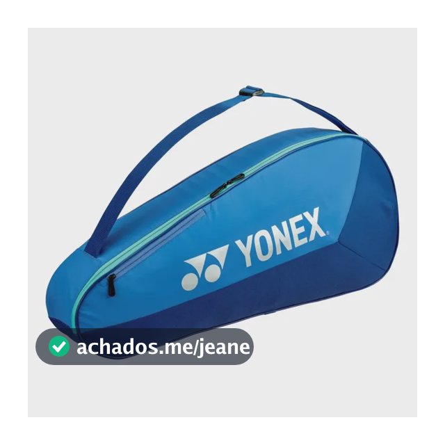 Bolsa De Tênis Yonex Team 3 Raquetes Blast Blue