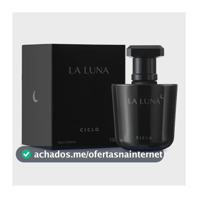 Perfume Deo Colônia La Luna Com Caixa Feminino 100ml Ciclo Cosmeticos Presente