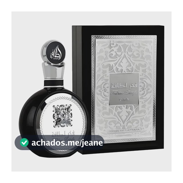 Perfume Lattafa Fakhar Black Masculino Eau de Parfum de 100ml