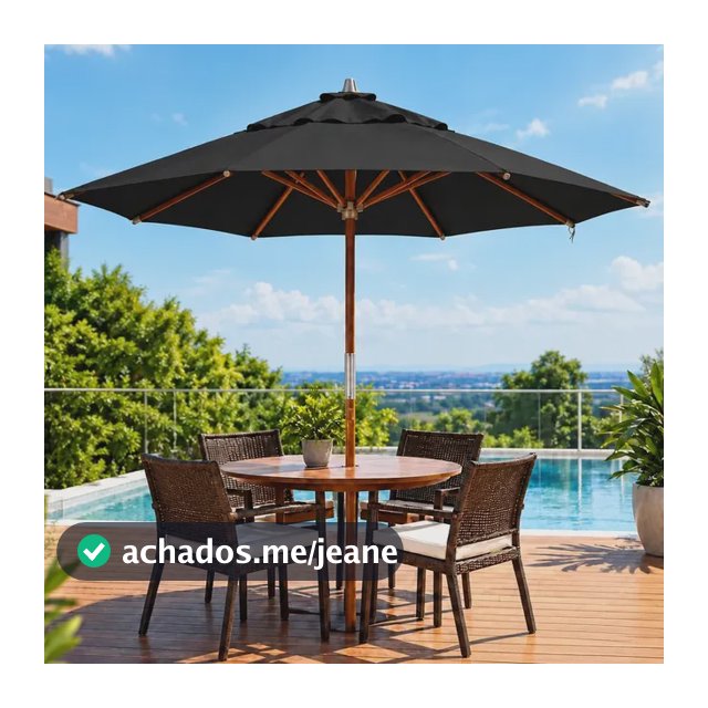 Guarda Sol Ombrelone 2,40m Praia Piscina Resistente Elegante