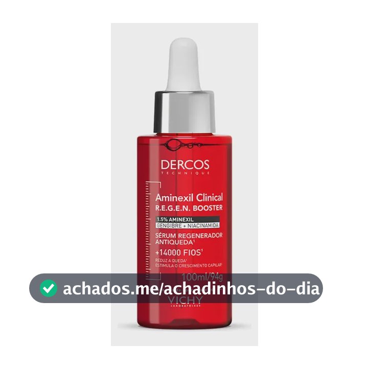Vichy Dercos Sérum Capilar Antiqueda com Aminexil 1,5% REGEN 100ML