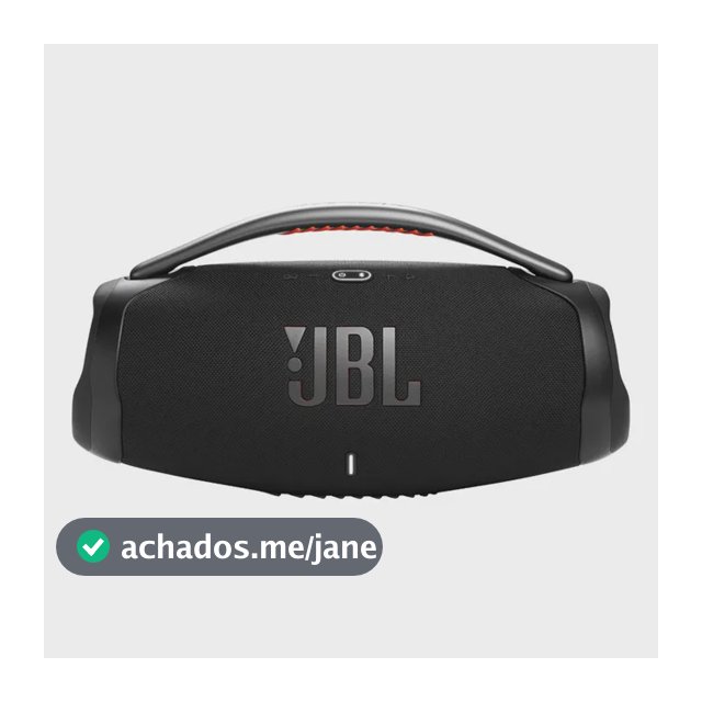 Caixa De Som Boombox 3 Bluetooth Preta Jbl