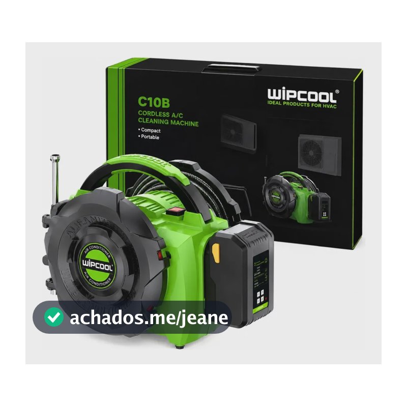 Bomba De Limpeza Ar Condicionado A Bateria C10b - Wipcool Verde