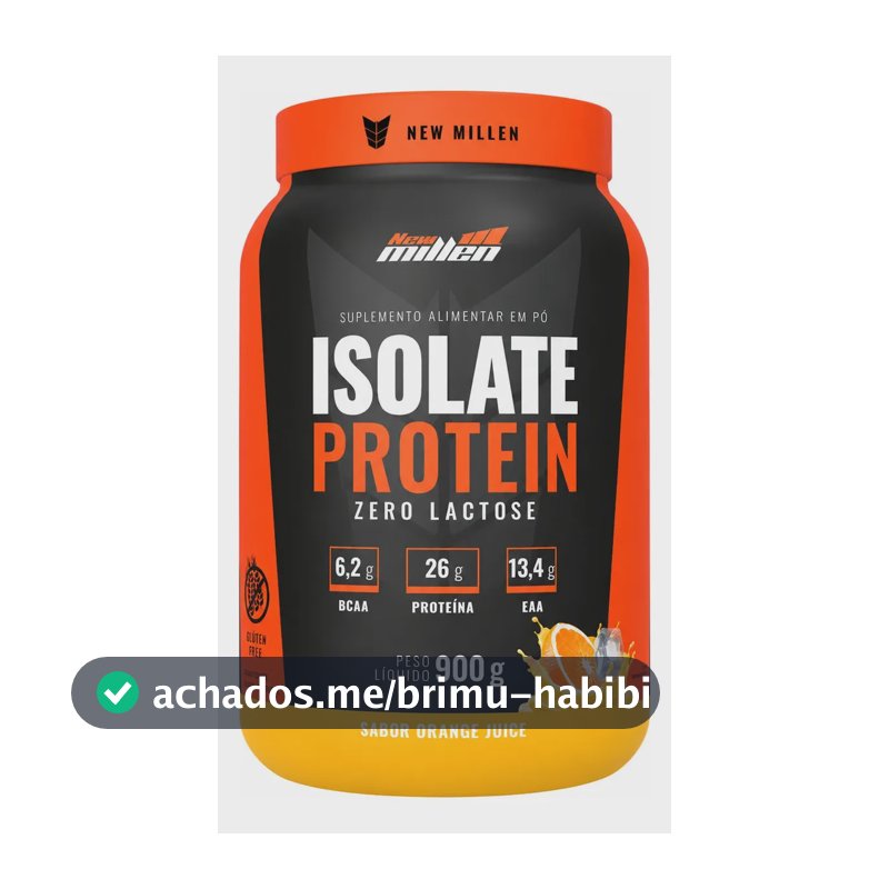 Whey Isolado 900g Suco de Laranja - New Millen