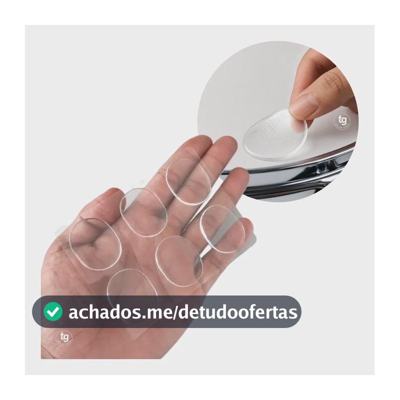 Kit Gel Abafador Muffle Pad P Controle De Harmônicos 6 Peças Clear