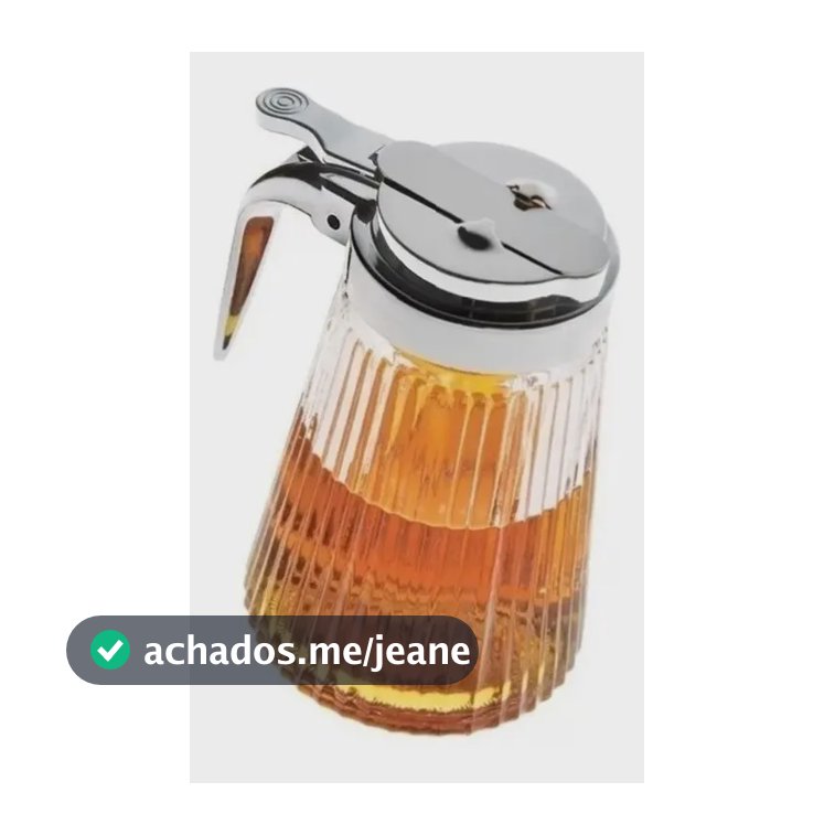 Porta Mel De Vidro Com Dosador 12 Cm - Euro