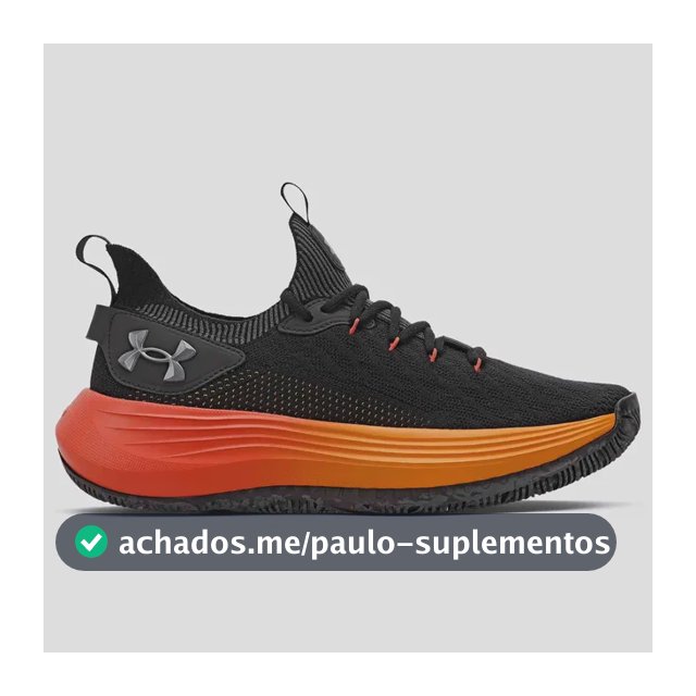 Tênis Masculino Hooper Under Armour Black/lavared/metpewter Liso 44